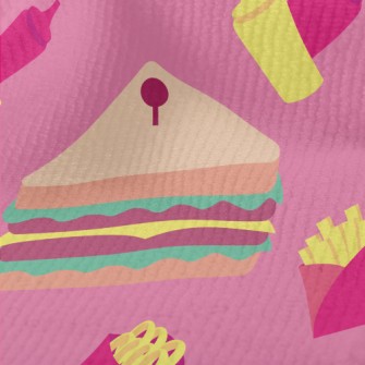 Hamburger Hot Dog Sandwich Terry