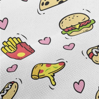 Delicious Fast Food Performance Linen