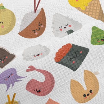 Cute Food Performance Linen