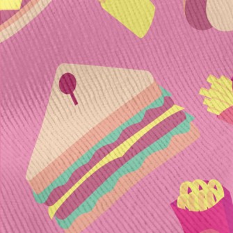 Hamburger Hot Dog Sandwich Standard Corduroy