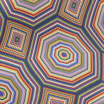 Colorful Octagon Standard Corduroy