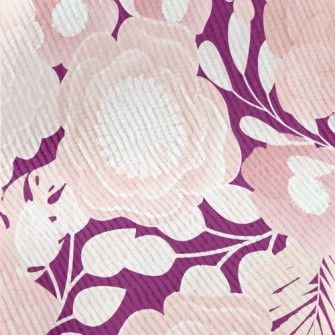 Dreamy Pink Flowers Standard Corduroy