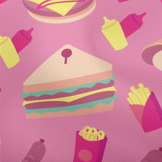 Hamburger Hot Dog Sandwich Dobby