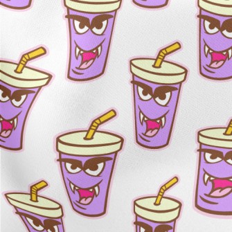 Anthropomorphic Fang Drink Stretch Ponte