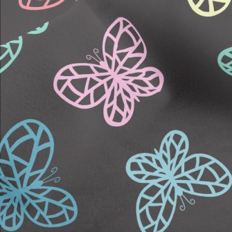 Colorful Basket With Empty But Micro Fleece