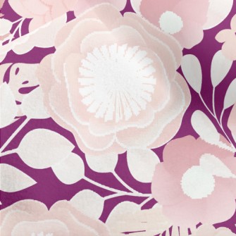 Dreamy Pink Flowers Micro Fleece