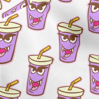 Anthropomorphic Fang Drink Micro Fleece