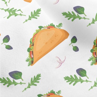 Mexican Tacos Micro Fleece