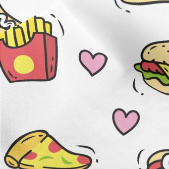 Delicious Fast Food Micro Fleece