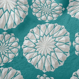 Polygonal Lace Flower Minky