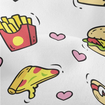 Delicious Fast Food Lightweight Performance Linen