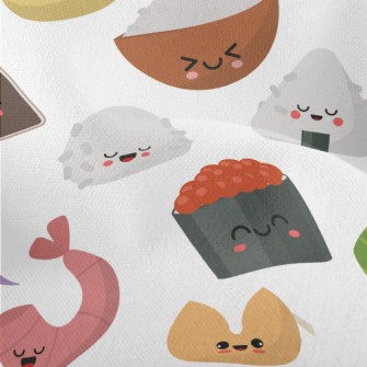 Cute Food Lightweight Performance Linen