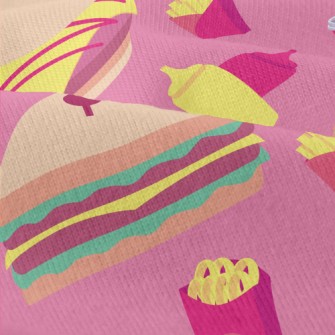 Hamburger Hot Dog Sandwich Modern Jersey