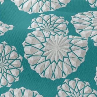 Polygonal Lace Flower Modern Jersey