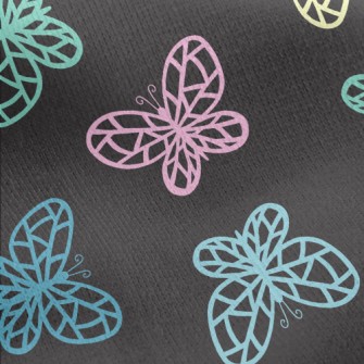 Colorful Basket With Empty But Jersey Backed Fleece