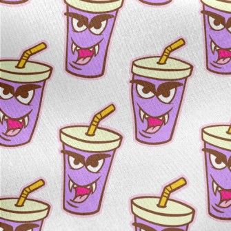 Anthropomorphic Fang Drink Jersey Backed Fleece