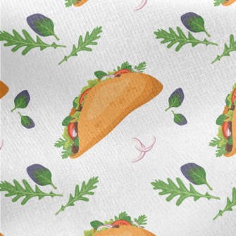 Mexican Tacos Jersey Backed Fleece