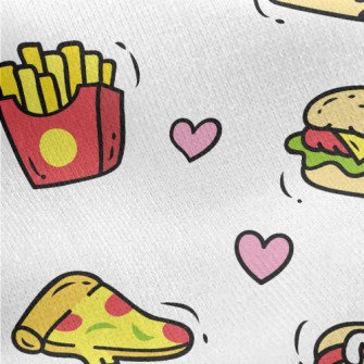 Delicious Fast Food Jersey Backed Fleece