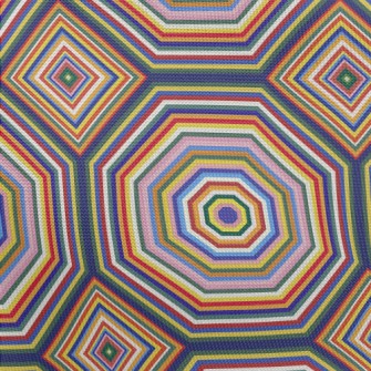 Colorful Octagon Pongee