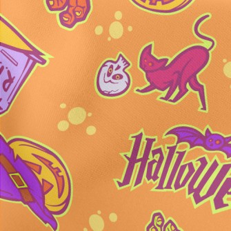 Evil Halloween Lightweight Cotton Poplin