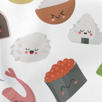 Cute Food Lightweight Cotton Poplin