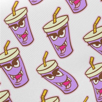 Anthropomorphic Fang Drink Midweight Cotton Poplin