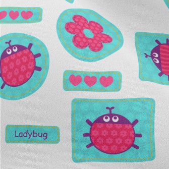 Big Eyed Ladybug Chiffon