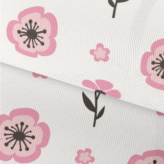 Cute Japanese Flowers Waterproof Oxford
