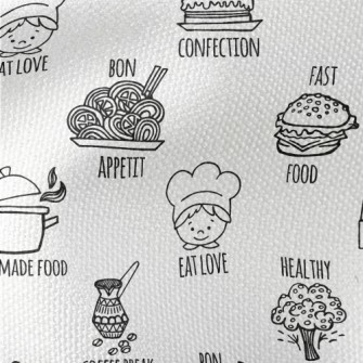 Delicious Meal Chef Waterproof Canvas