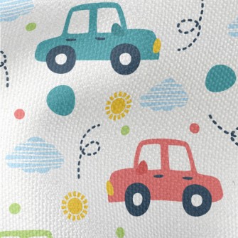 Colorful Cars Waterproof Canvas