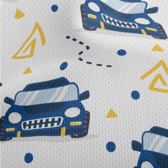 Cool Car Athletic Mesh Flat Back