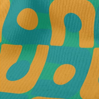 U-shaped Block Dots Terry