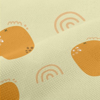 Cute Little Orange Performance Linen