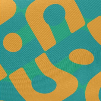 U-shaped Block Dots Twill