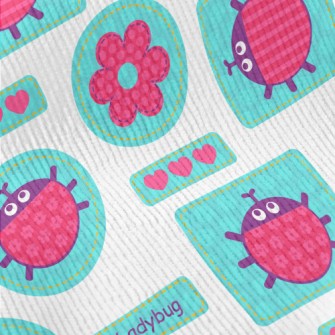 Big Eyed Ladybug Standard Corduroy