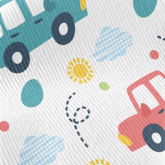 Colorful Cars Standard Corduroy