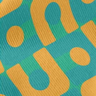 U-shaped Block Dots Standard Corduroy