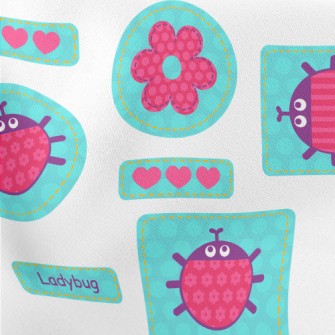 Big Eyed Ladybug Stretch Ponte