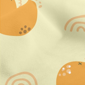 Cute Little Orange Micro Fleece