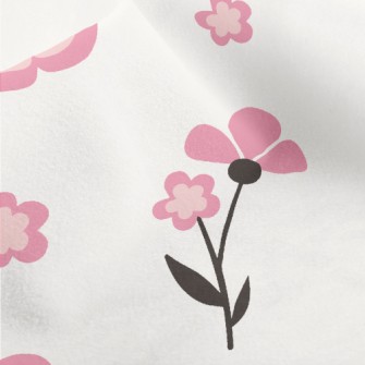 Cute Japanese Flowers Micro Fleece