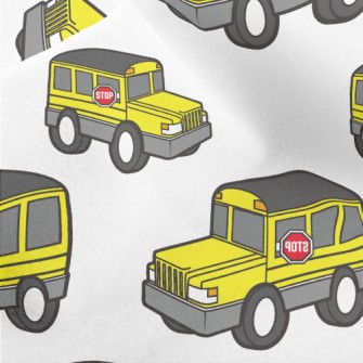 School Bus Micro Fleece
