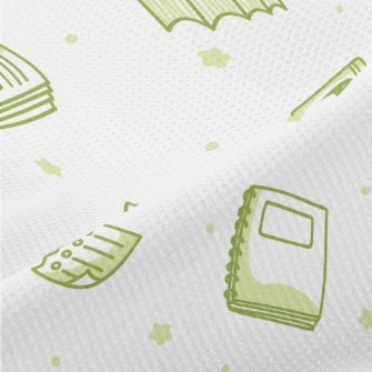 Books And Apples Piqué