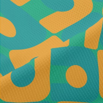 U-shaped Block Dots Piqué