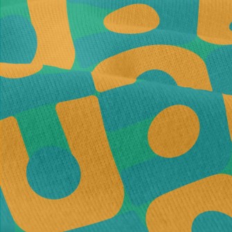 U-shaped Block Dots Modern Jersey