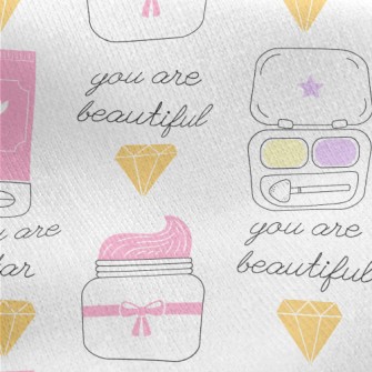 Delicate Skin Care Cosmetics Jersey Backed Fleece