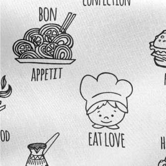 Delicious Meal Chef Jersey Backed Fleece