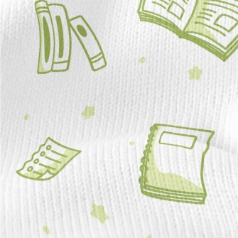 Books And Apples Stretch Jersey