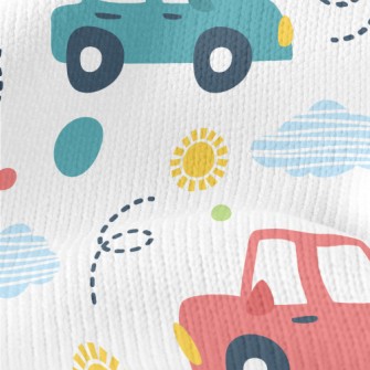 Colorful Cars Stretch Jersey