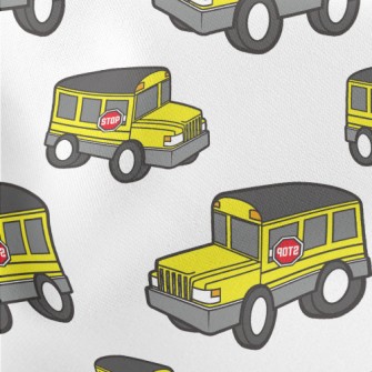 School Bus Lightweight Cotton Poplin