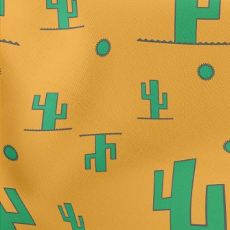 Desert Cactus Lightweight Cotton Poplin